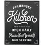 Farmhouse Kitchen Metal Sign 32x42cm