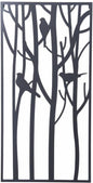Bird In The Trees Metal Wall Art 40x78cm
