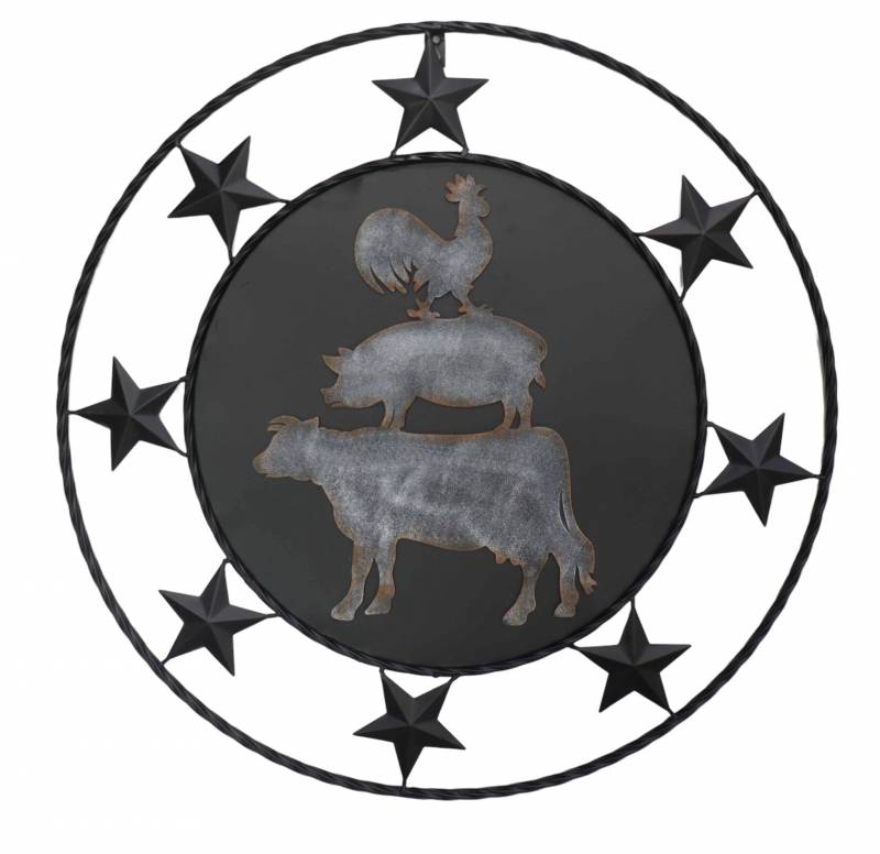 Animal Star Wall Art 61x61cm