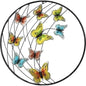 Decorative Butterfly Metal Wall Art 61x61cm