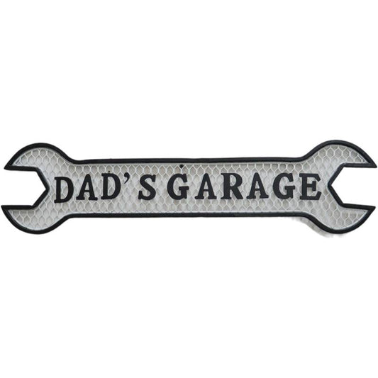 Dads Garage Spanner Wall Art 73x21cm