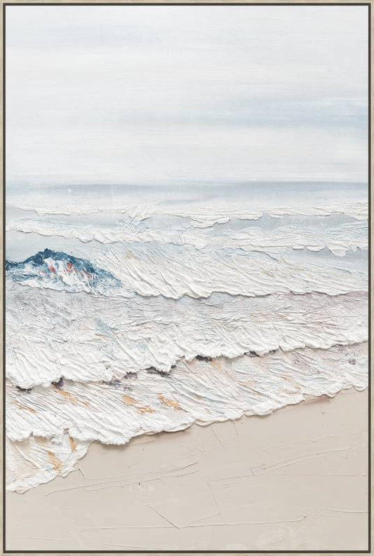 Brighton Beach Framed Canvas 80x120cm