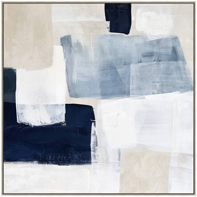 Blue Escape B Framed Artwork 80cm