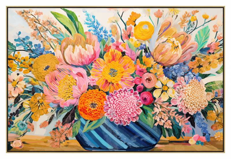 Big And Bright Arrangement Artwork 120x80cm