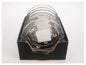 bulk 40 Clear Glass Round Candle Plate 11x2cm