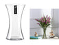 bulk 6 Glass Waisted Vase Flower 20cm