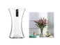 bulk 6 Glass Waisted Vase Flower 25cm