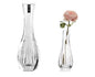 bulk 12 Glass Ribeed Vase 25cm