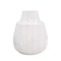 bulk 4 White Glass Belly Vase Tina 22cm