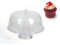 Acrylic Cake Stand w Lid Cover 34cm