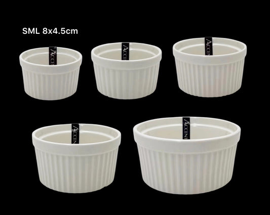 bulk 48 Small New Bone China Ramekln 8x4cm