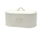 Corrugated Metal Bread Storage Bucket Oval 34x18cm