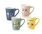 bulk 24 Bonding Designs New Bone China Mug 310ml 4 Assorted