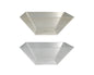 bulk 24 Glitter Plastic Tapered Bowl Square 2.8lt 24x10cm
