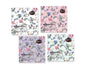 bulk 960 Jardin Floral Napkins Pk20 2Ply 4 Assort 33cm