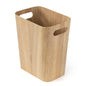 bulk 6 Woodgrain Look Narrow Storage Bin 30cm