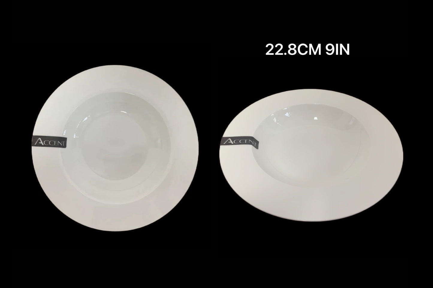 bulk 24 White Bone China Soup Bowl 23x5cm