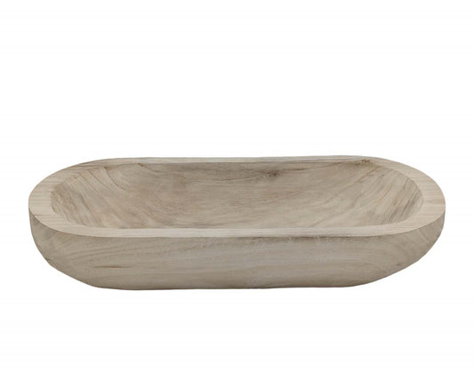 bulk 4 Wood Boat Tray Rectangle 45cm