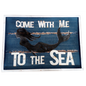 Come w Me to The Sea Wall Art 61cm