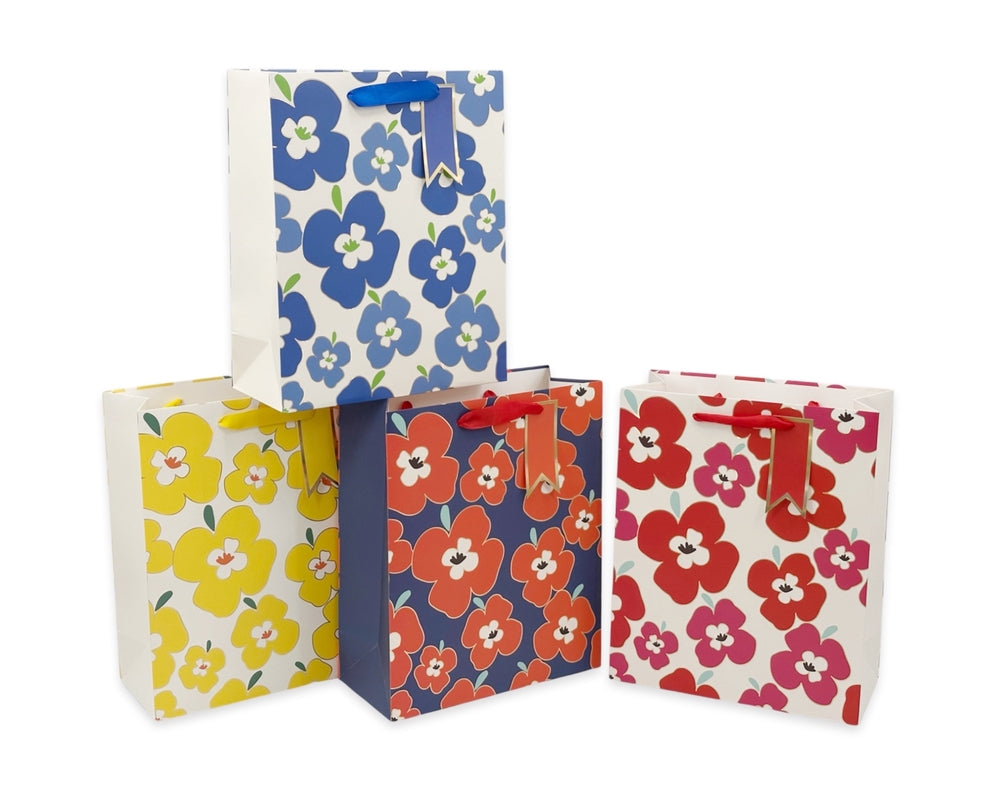 bulk 24 Xlarge Accent Groovy Gift Bag Assorted 31x41cm