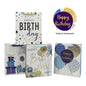 Bulk 24 Medium Foil & Embossed Birthday Gift Bag 4 Assort 17x23cm