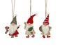 bulk 36 Xmas Hanging Santa Assort 11cm