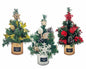 bulk 6 Decorative Xmas Tree Assort 30cm