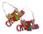bulk 24 Xmas Merry Christmas Hanging Signs Assort 15cm