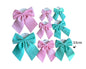 bulk 12 Xmas Pink & Blue Velet Bow 33cm