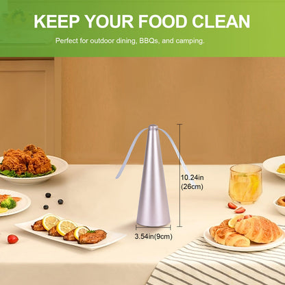 Battery Operated Shoo-Fly Chemical Free Fly Repellent Fan Black