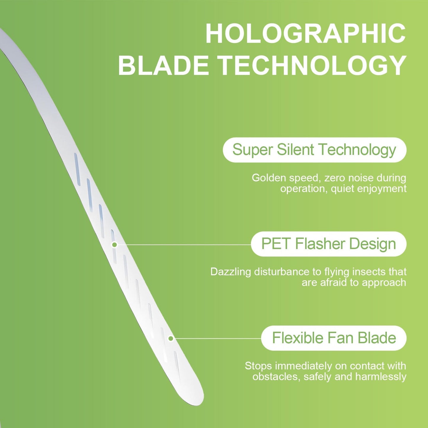 Battery Operated Shoo-Fly Chemical Free Fly Repellent Fan Black