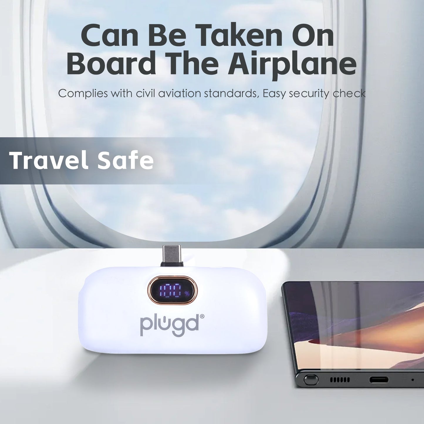 5000mAh 18.5W Mini USB-C Fast Charge Power Bank