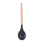 Beechwood & silicone spoon charcoal