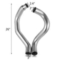 Turbo Intercooler Pipe Boot Kit Ford 6.0L Powerstroke 03-07 Silver