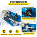 Metal Lathe 7'' x 14'', Mini Metal Lathe 0-2500 RPM Variable Speed,Mini Lathe with 4\