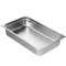 6 Pack Full Size Hotel Pan 4-Inch Deep Stainless Steel Steam Pan