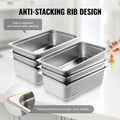 6 Pack Full Size Steam Pans 6