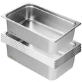 6 Pack Full Size Steam Pans 6