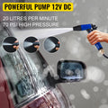 RV Water Pump 12V 5.5 GPM 70PSI Diaphragm+25ft Coiled Hose