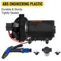 RV Water Pump 12V 5.5 GPM 70PSI Diaphragm+25ft Coiled Hose