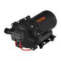RV Water Pump 12V 5.5 GPM 70PSI Diaphragm+25ft Coiled Hose