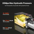 12L Hydraulic Power Unit Dump Trailer Pump 12V DC 22MPa