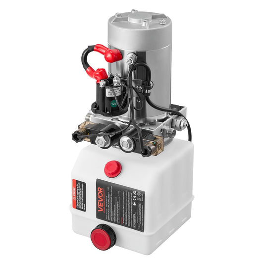 3L Hydraulic Pump 12V Dump Trailer Double Acting 22MPa Relief