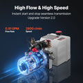 3L Hydraulic Pump 12V Dump Trailer Double Acting 22MPa Relief