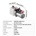 3L Hydraulic Pump 12V Dump Trailer Double Acting 22MPa Relief