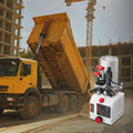 3L Hydraulic Pump 12V Dump Trailer Double Acting 22MPa Relief
