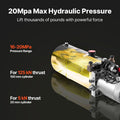 Hydraulic Power Unit 8L 12V Dump Trailer Pump 22 MPa 3.4L/min