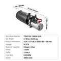 Hydraulic Power Unit 8L 12V Dump Trailer Pump 22 MPa 3.4L/min