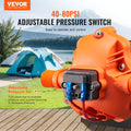 Diaphragm Pump 1.8GPM 3-Chamber Water Pump Pressure Switch