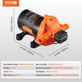 Diaphragm Pump 1.8GPM 3-Chamber Water Pump Pressure Switch